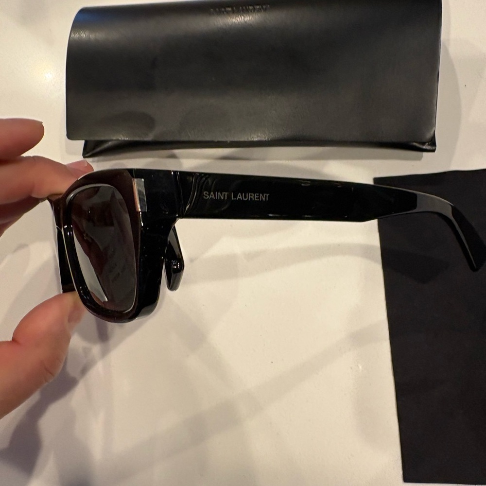 Saint Laurent Paris sl 83001 Black Sunglasses men’s women’s nwt  Ysl - Picture 2 of 10